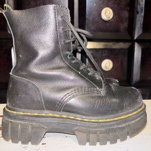Black Dr. Marten Platform Boots